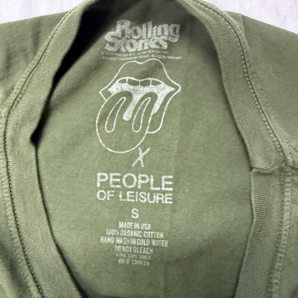 The Rolling Stones Raw Hem Crew Neck Baby Tee from Urban Outfitters - Picture 4 of 7